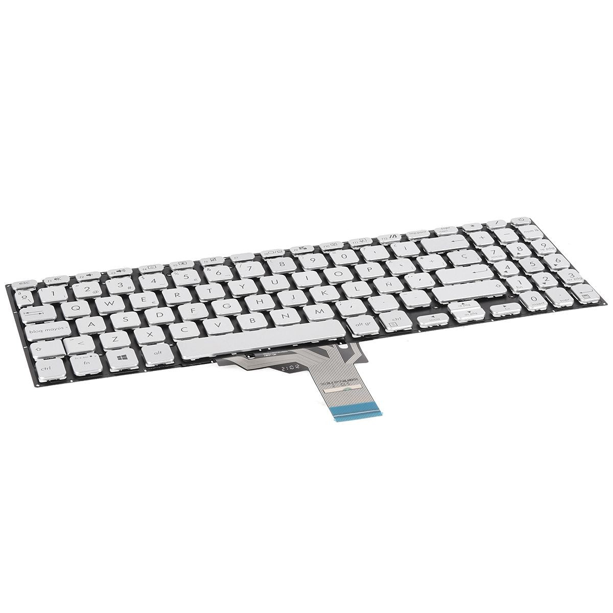 Teclado Para Portátil Asus X515 X515Da X515Ea X515J X515Ja X515Ua X515Ma Plata
