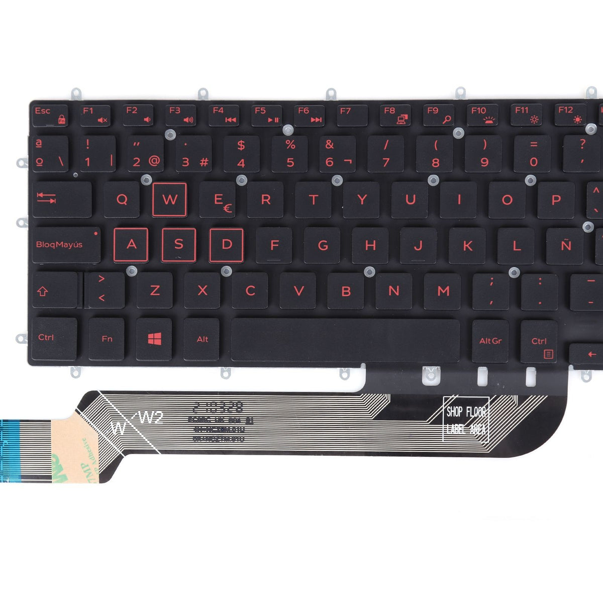 Teclado Retroiluminado Para Portátil Dell 7566 14-0037C-Wx01-T05