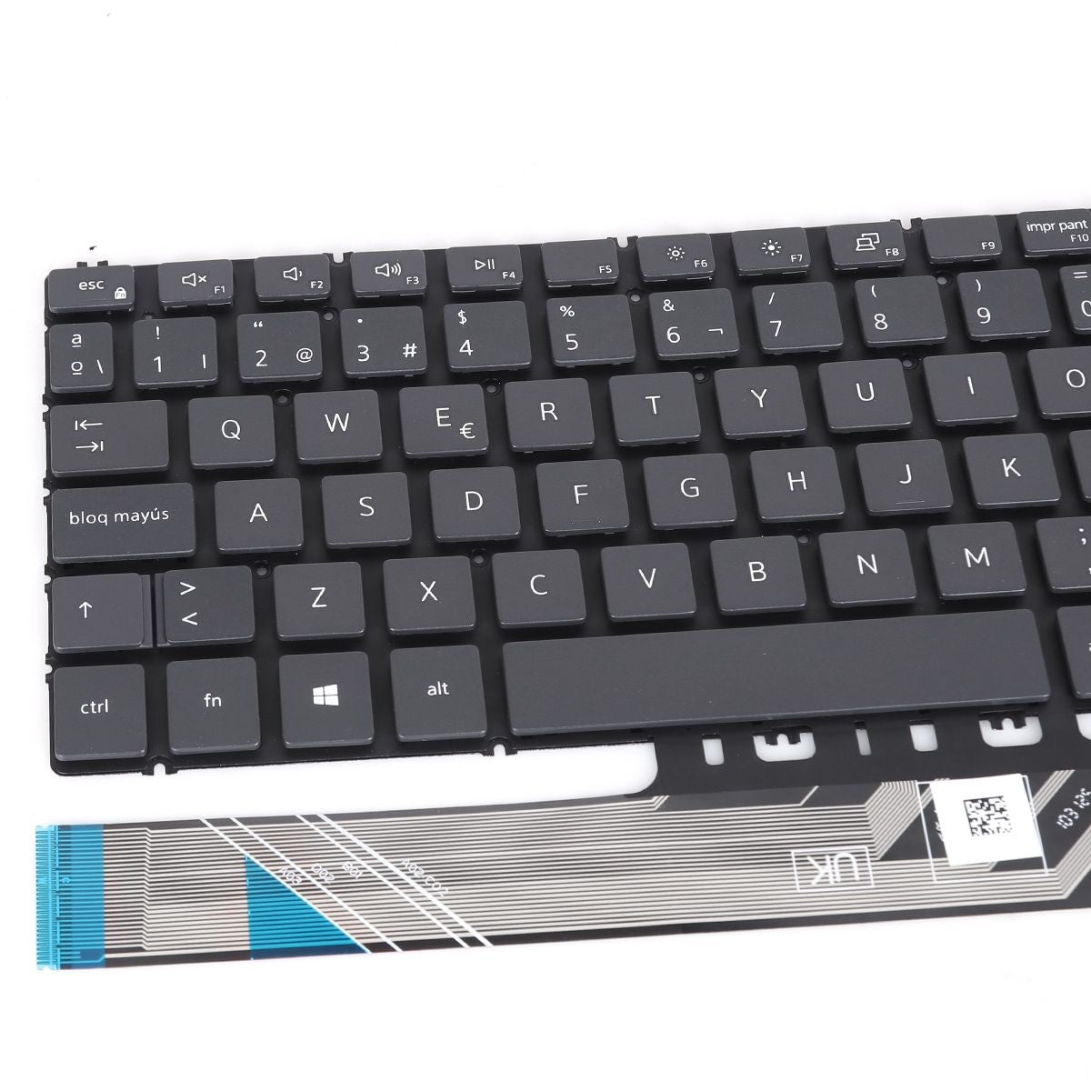 Teclado Para Portátil Dell 7591 7590 P83F 5580 5584 5593 5598 Pk132Ri2A24 Gris