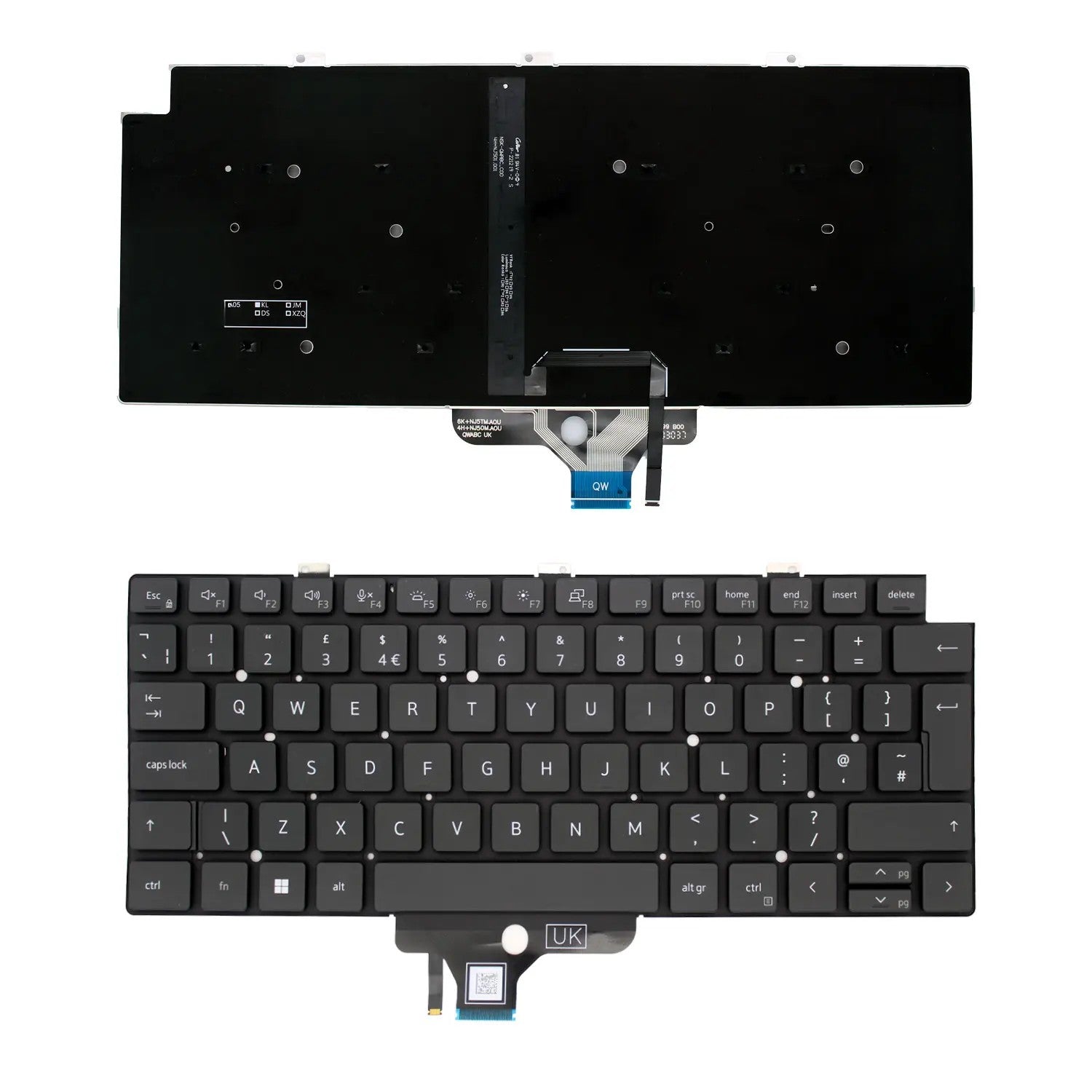 Teclado Para Portátil Dell Latitude 5320 5330 5340 7320 7330 18Ypj 07Vymj-A00 Uk