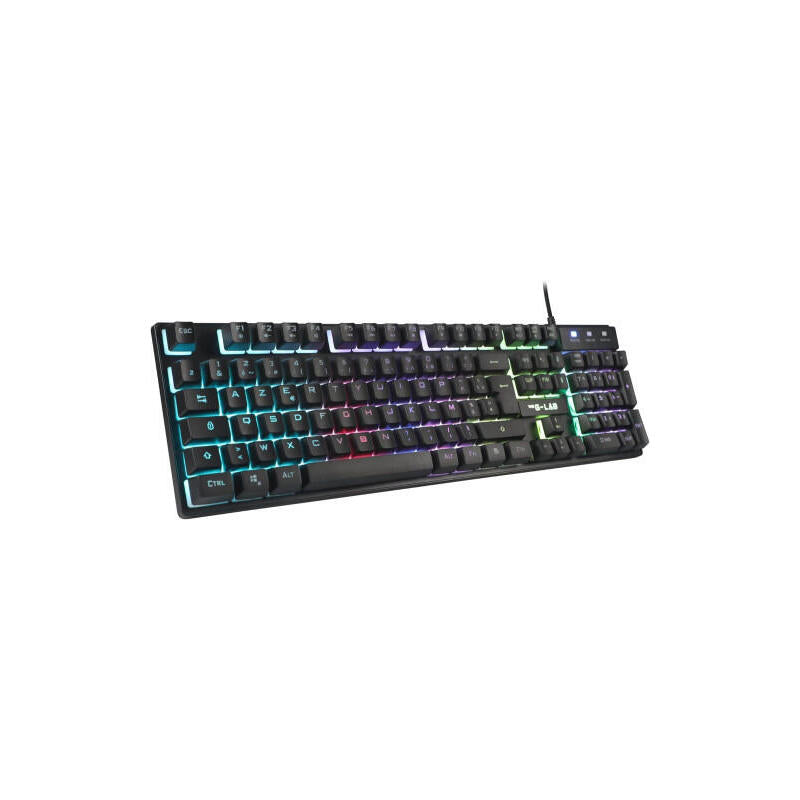 Teclado Español Gaming Keyboard Membrane Rgb Tkl Sp Layout - White