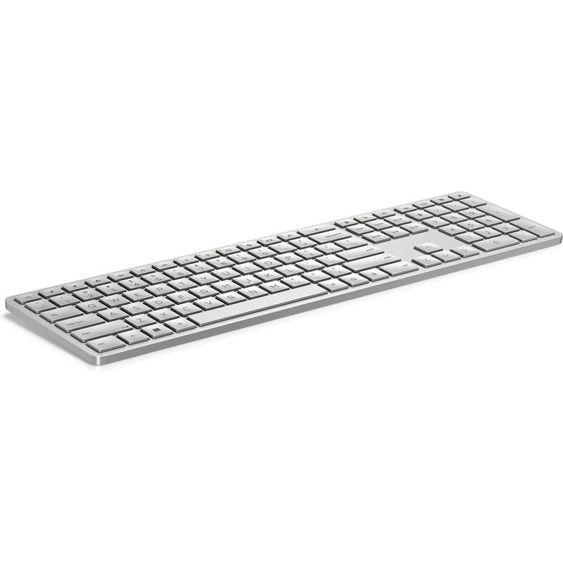 Teclado Español Inalámbrico Programable Hp 970 Blanco