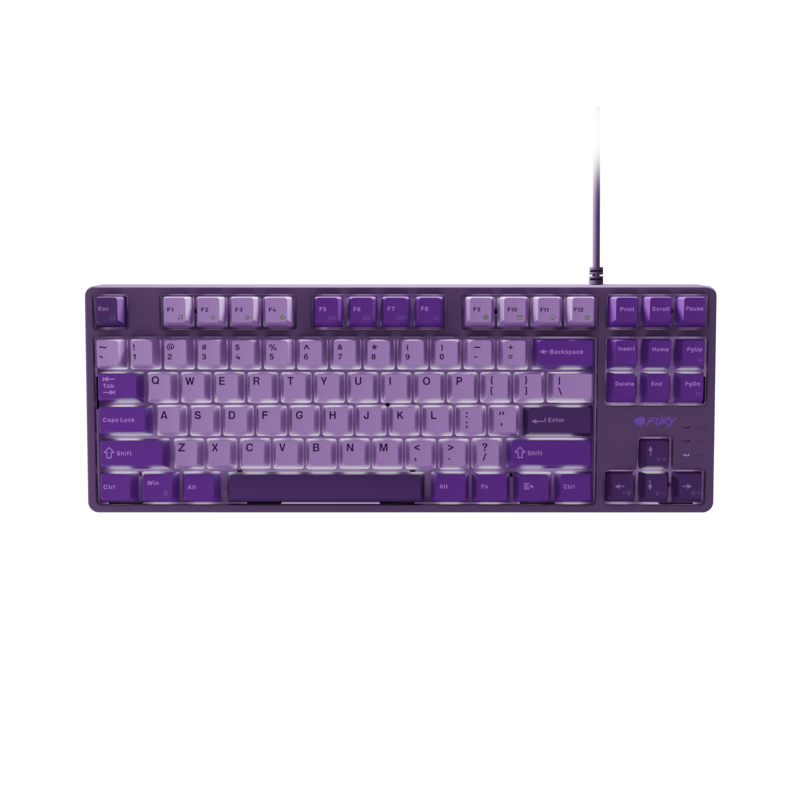 Teclado Fury Kanabo K2 Us Violeta Iluminación Mecánica