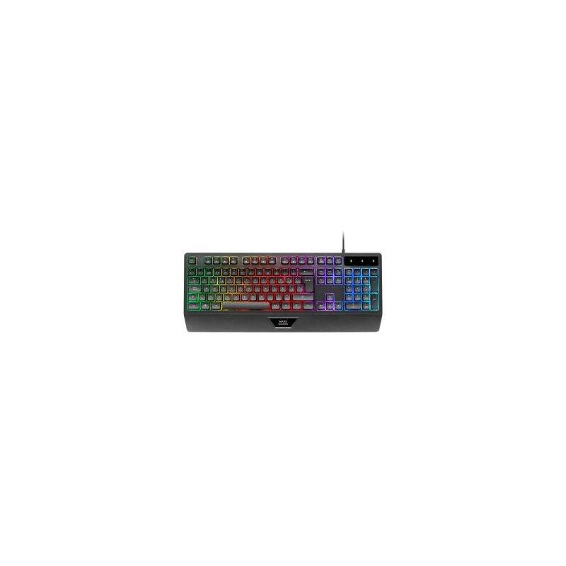 Teclado Gamer Mars Gaming Mk124 Rgb (Negro)