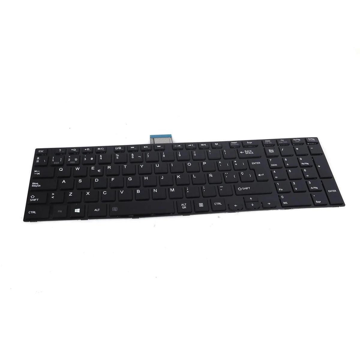 Teclado Glossy Negra Para Portátil Toshiba Satellite C70 A B D