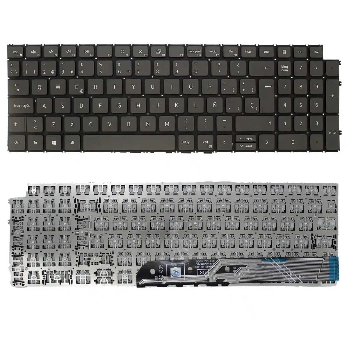Teclado Para Portátil Dell Latitude 3520 Vostro 3510 3520 5510 5515 7510 Negro