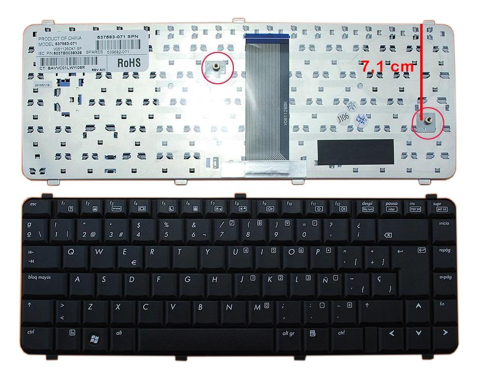 Teclado Para Portátil Hp Compaq 510 511 515 516 610 615 537583-071