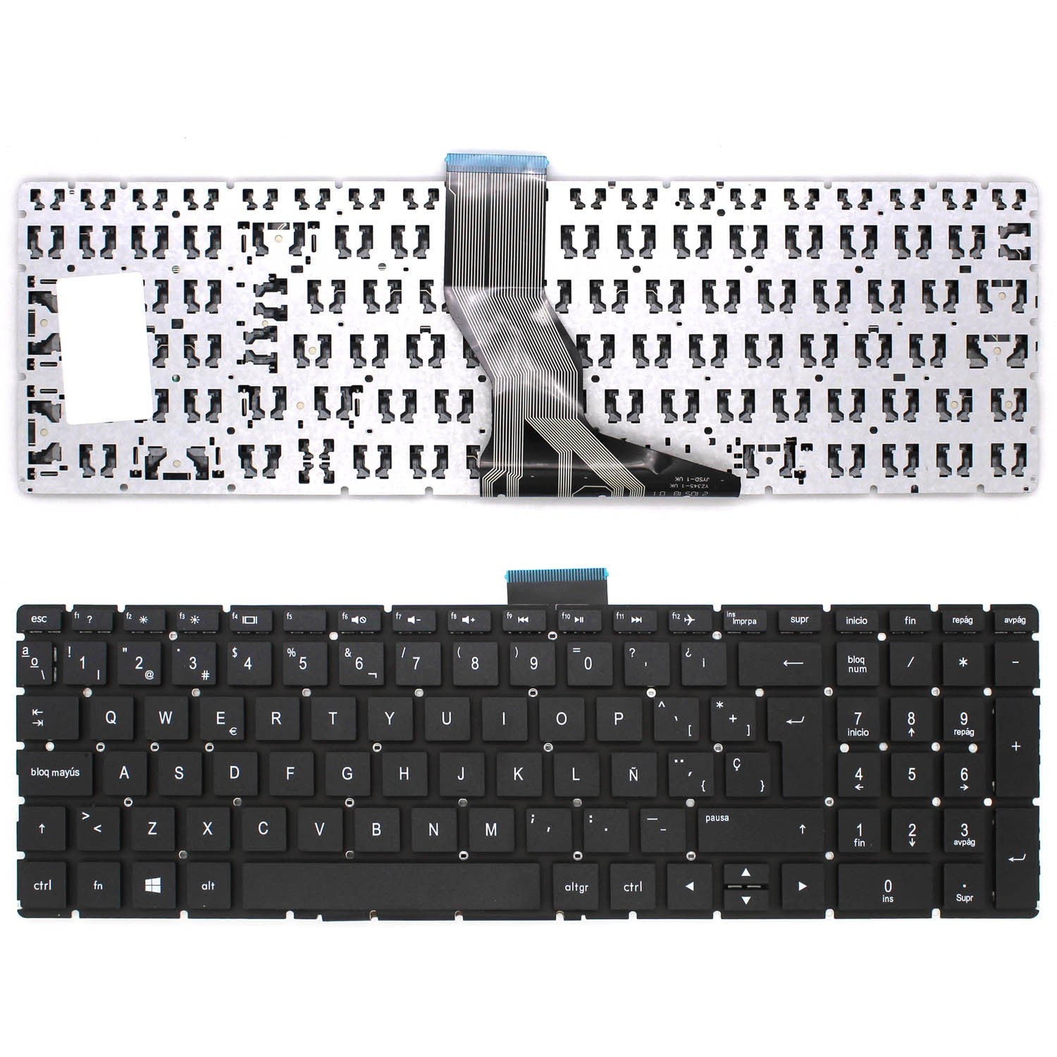 Teclado Para Portátil Hp 809031-071 Aex15P00210 Sg-80700-2Ea Sn6143-Sp (Intro Grande)