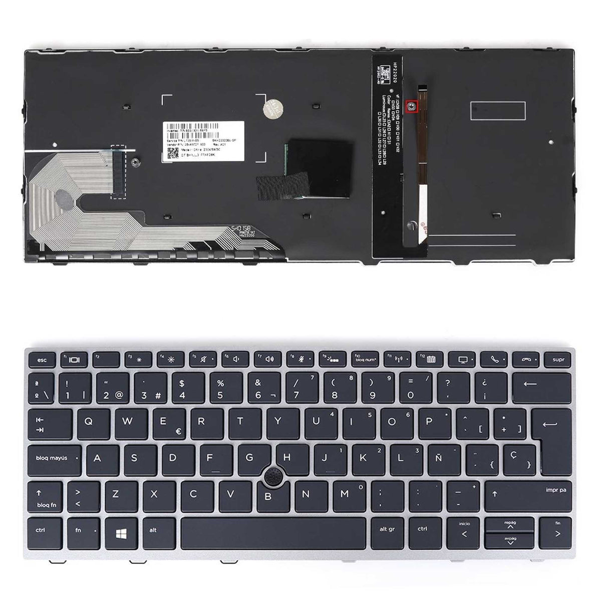 Teclado Retroiluminado Para Portátil Hp Elitebook 830 G5 830 G6 735 G3 836 G5 730 G5 730 G6 12-0153C-Dz01-K19