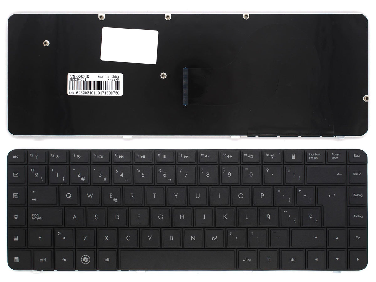 Teclado Para Portátil Hp G62 G56 Cq62 Cq56 605922-071 609877-071 613386-071 606685-A71 Aeax6E00310