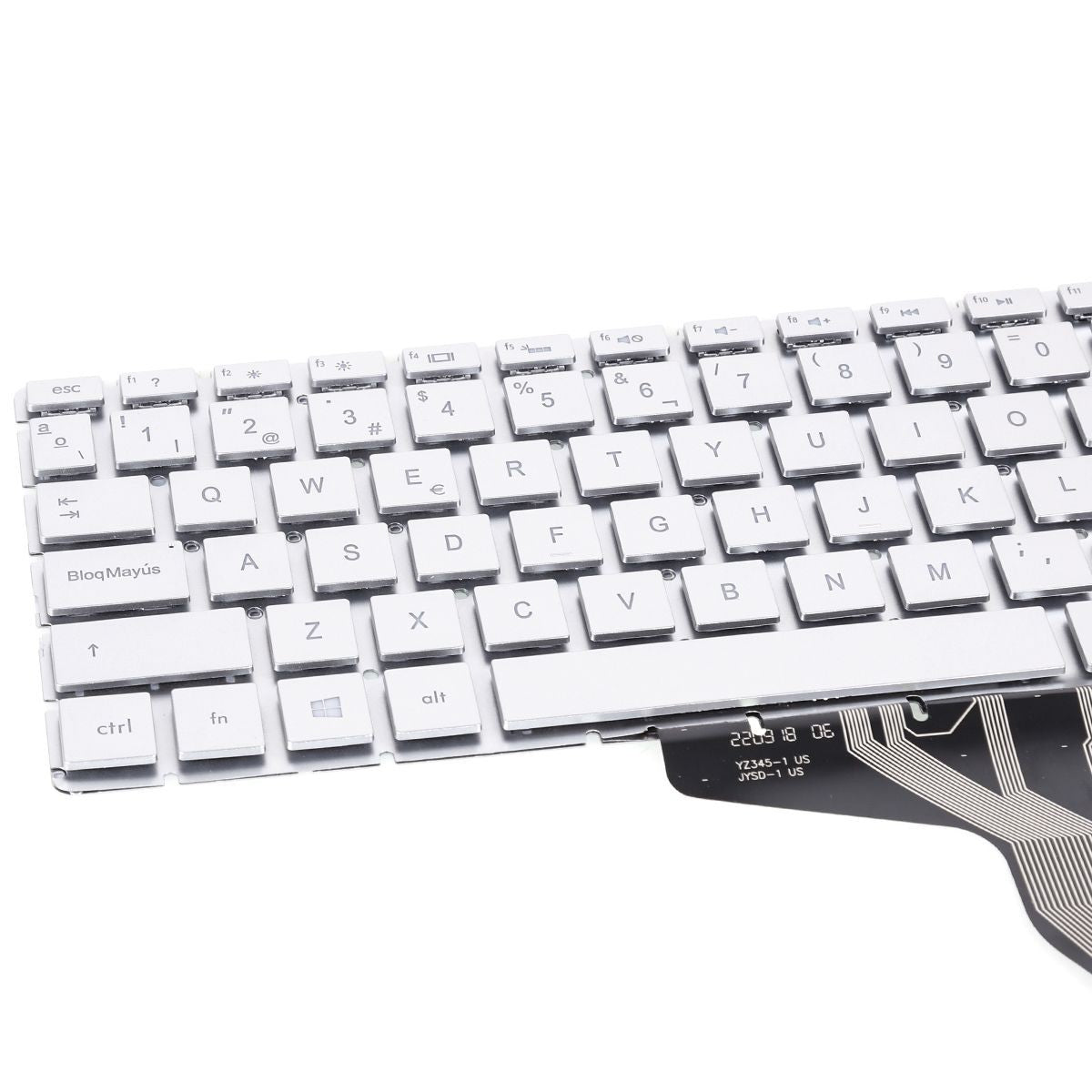 Teclado Para Portátil Hp Pavilion 15-Bs Retroiluminado Plata