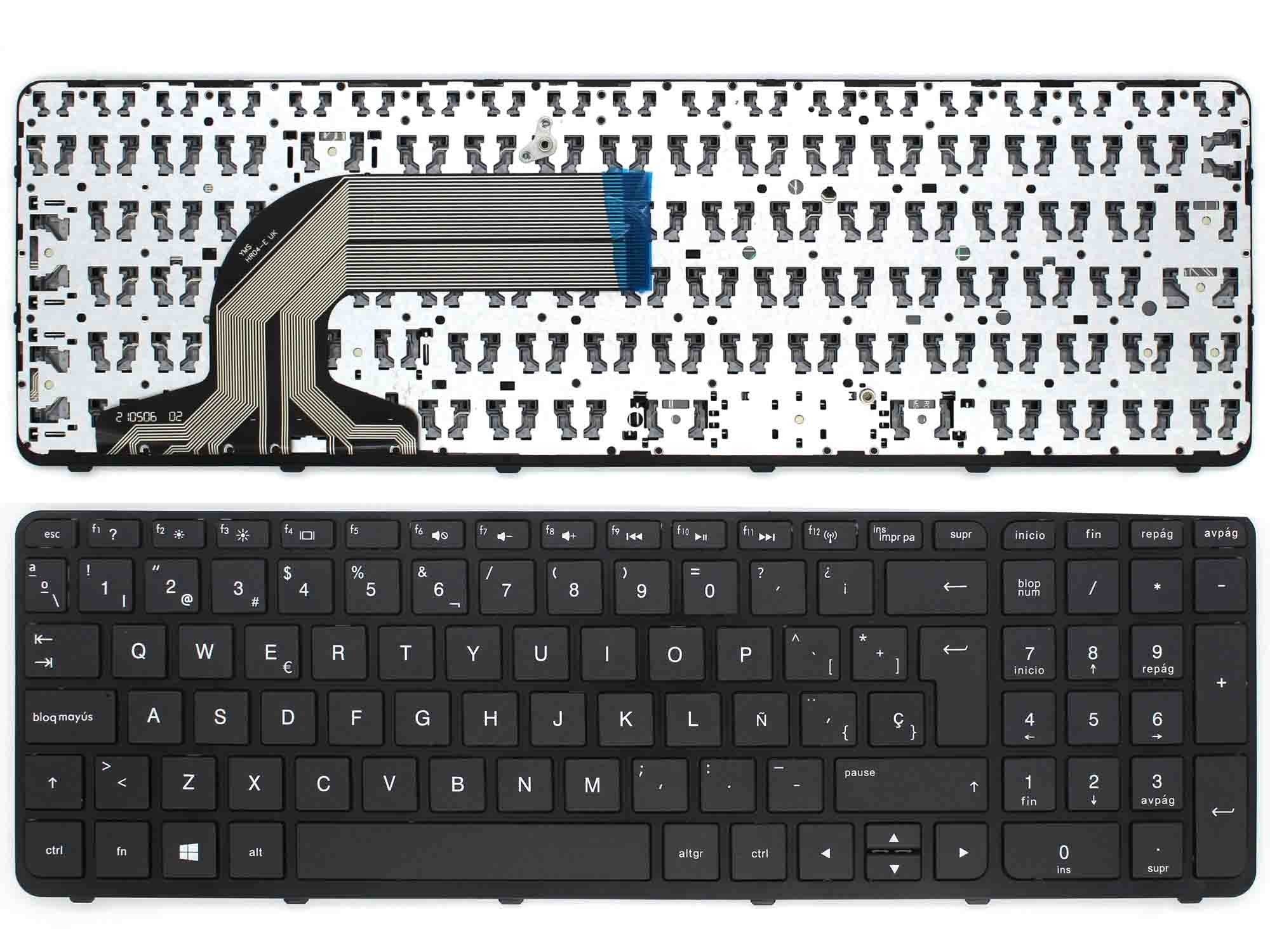 Teclado Para Portátil Hp Pavilion 250 G3 Series 255 G3 Series 15-E 15-H 749658-071