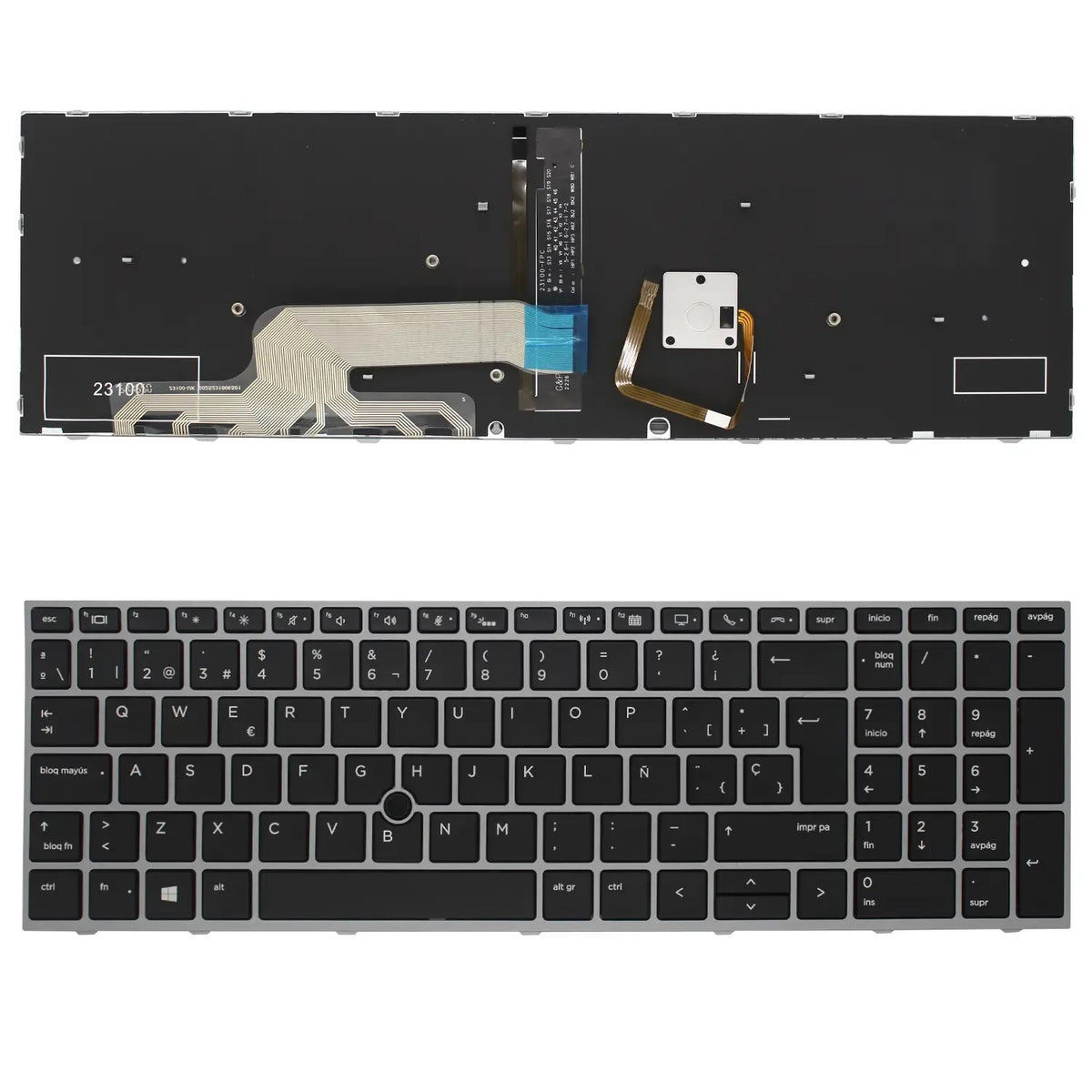Teclado Retroiluminado Para Portátil Hp Zbook 15 G5 17 G5