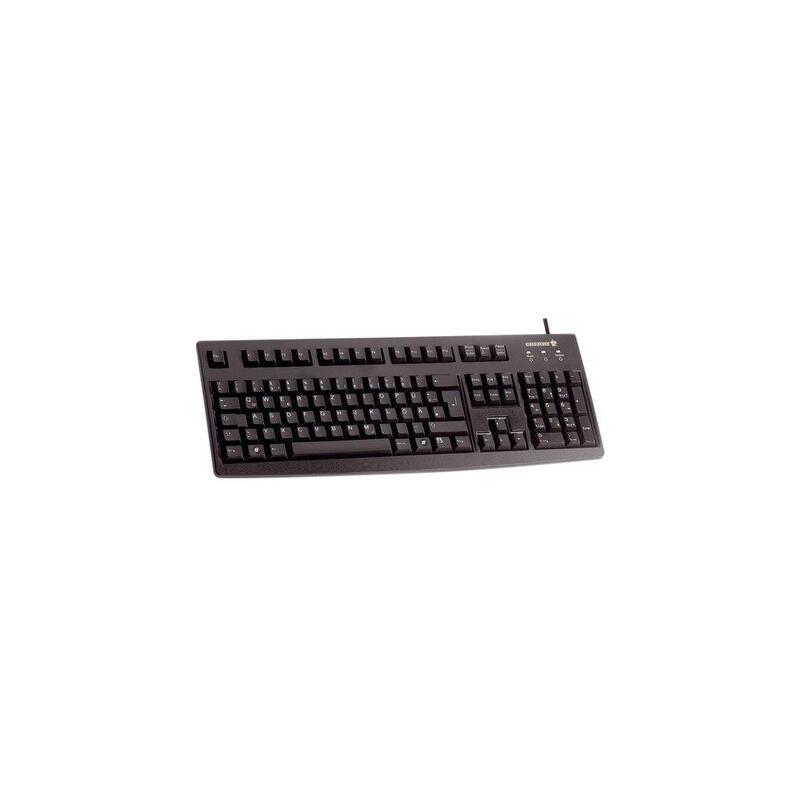 Teclado Ingles Cherry Estándar Negro Usb Uk-English