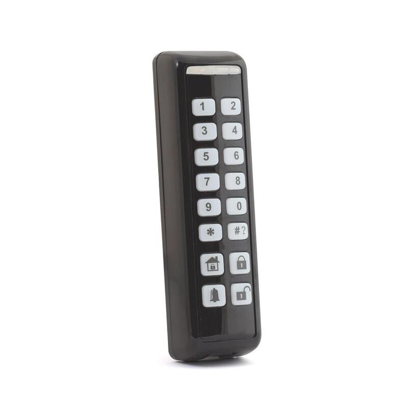 Teclado Led Slim Vía Radio Bidireccional Grado 2 Exterior Ip65. Con Lector De Llaves De Proximidad 13,56mhz Risco