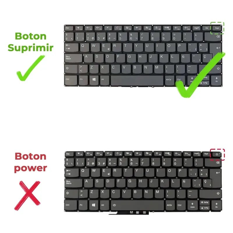 Teclado Lenovo Ideapad 320S-15Abr (80Ya) / 320S-15Ast (80Yb)