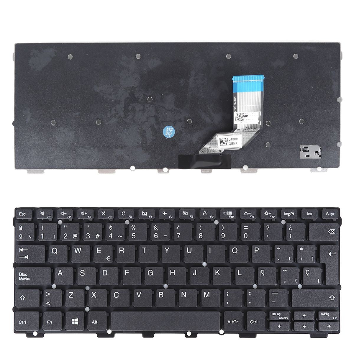 Teclado Para Portátil Lenovo N24 100E 300E 15-0228E-Wx03-001 Negro