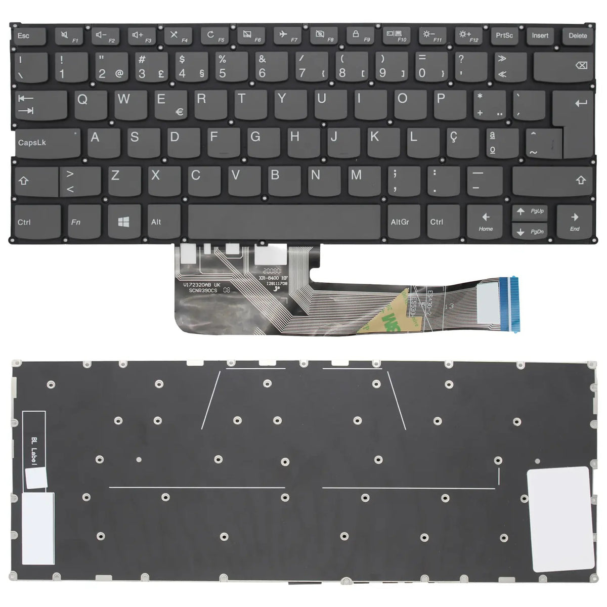 Teclado Para Portátil Lenovo Yoga 730-13Ikb 730-13Iwl Series Sn20Q40620 En Portugués