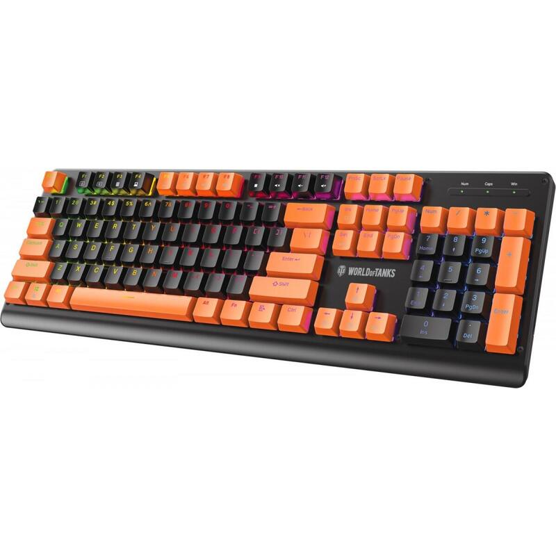 Teclado Mecánico Para Jugadores Destroyer Wt300 Iluminada - Wersja Limitowana World Of Tanks