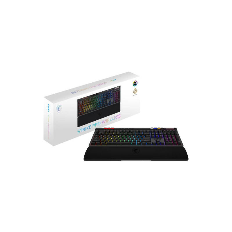 Teclado Msi Strike Pro Wireless Silent Es