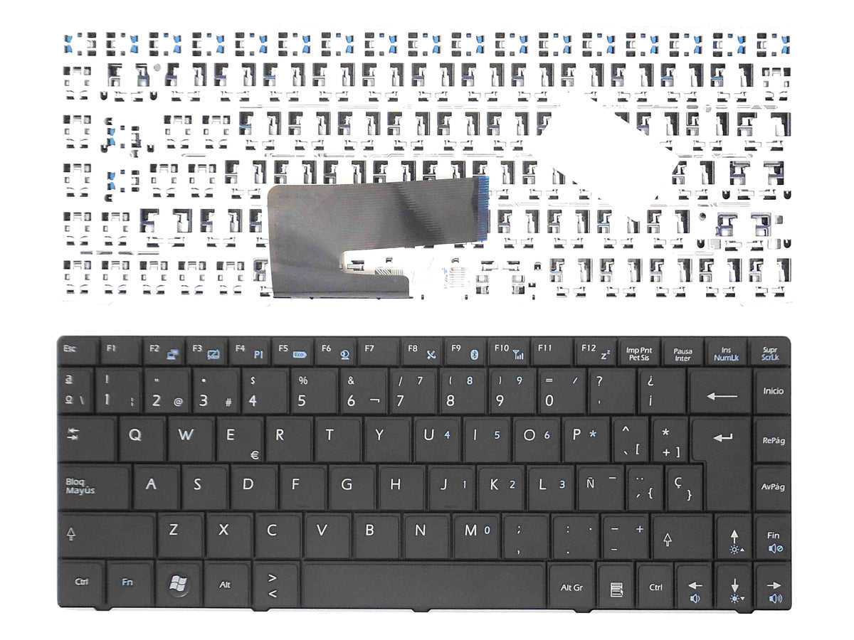 Teclado Para Portátil Msi X340 Ms-6837D V103522Ak1 S1N-1Ees2C1-Sa0
