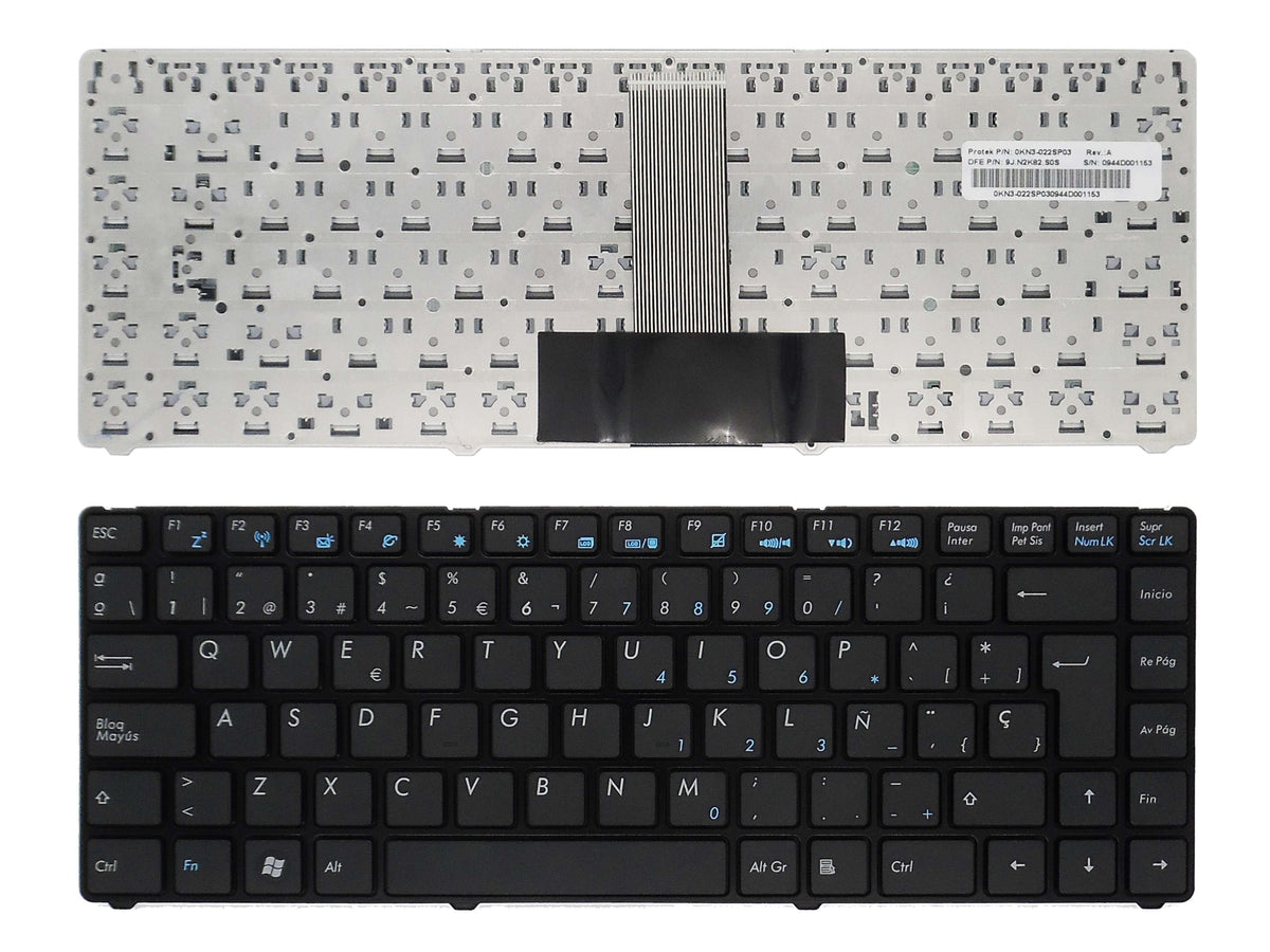 Teclado Para Portátil Asus Eee Pc 1201N-P 1201Ha 1201Hab Ul20