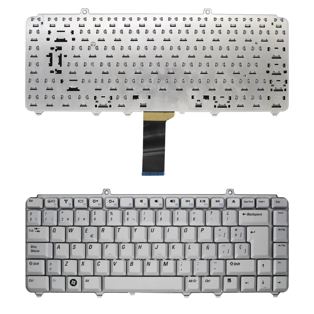 Teclado Para Portátil Dell Nk841 Nk842 Nk844 Nsk-D900U Pp22L Rn127 Rn162 Rn163 Wm824 "Ñ"