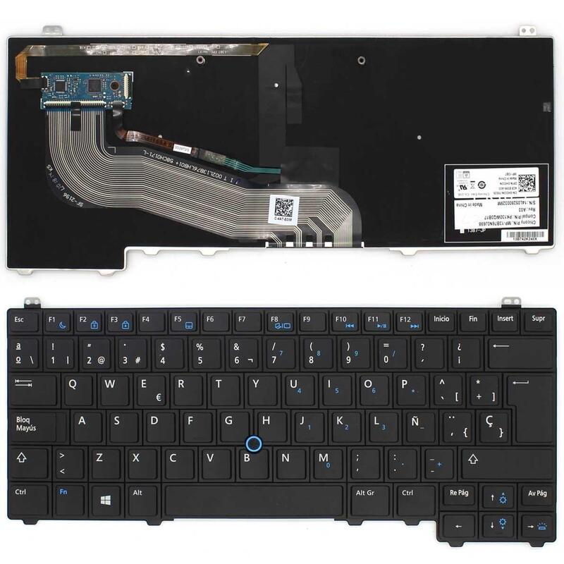 Teclado Para Portátil Dell Latitude E5440 Negro Mp 13b76n0j698 Pk130wq3b17