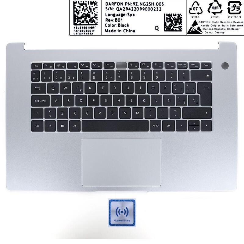 Teclado Para Portátil Huawei Matebook D15 Bob Wae9p W29