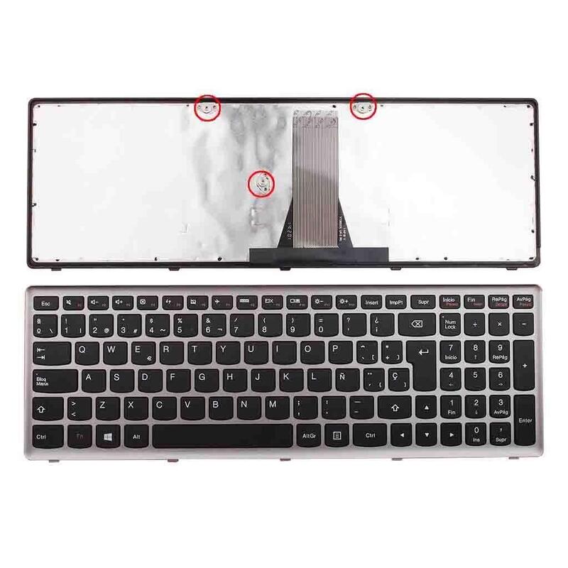 Teclado Para Portátil Lenovo G505s G500c G500s S500 Gris