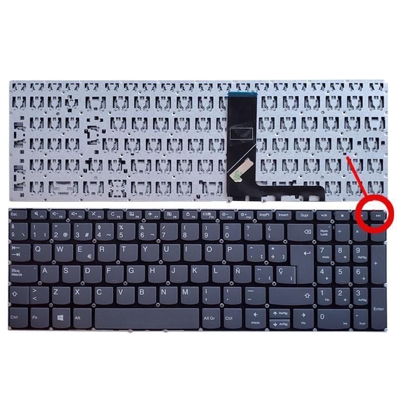 Teclado Para Portátil Lenovo Ideapad 320-15abr 320-15iap 320-15ast Sin Botón Encendido
