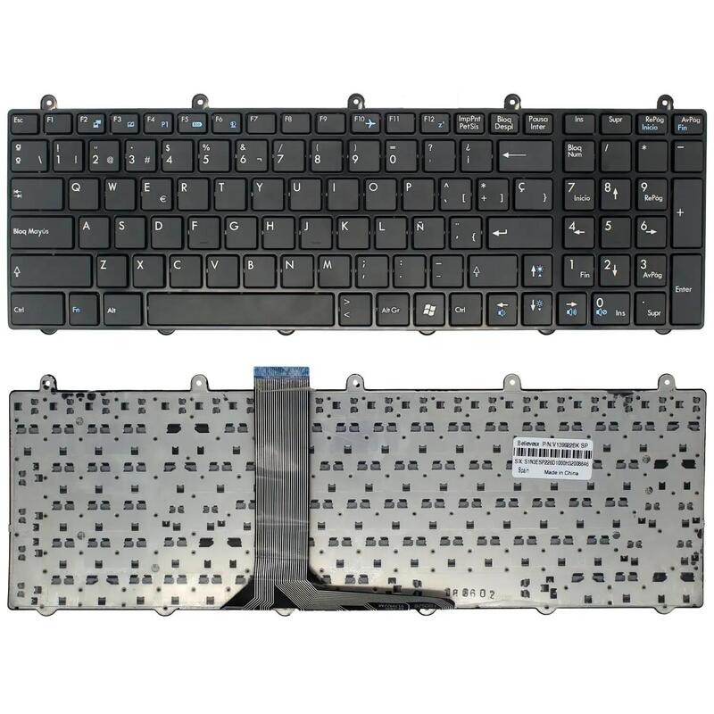 Teclado Para Portátil Msi Gt780 Gt70 Gt60 Gt783 V139922bk1
