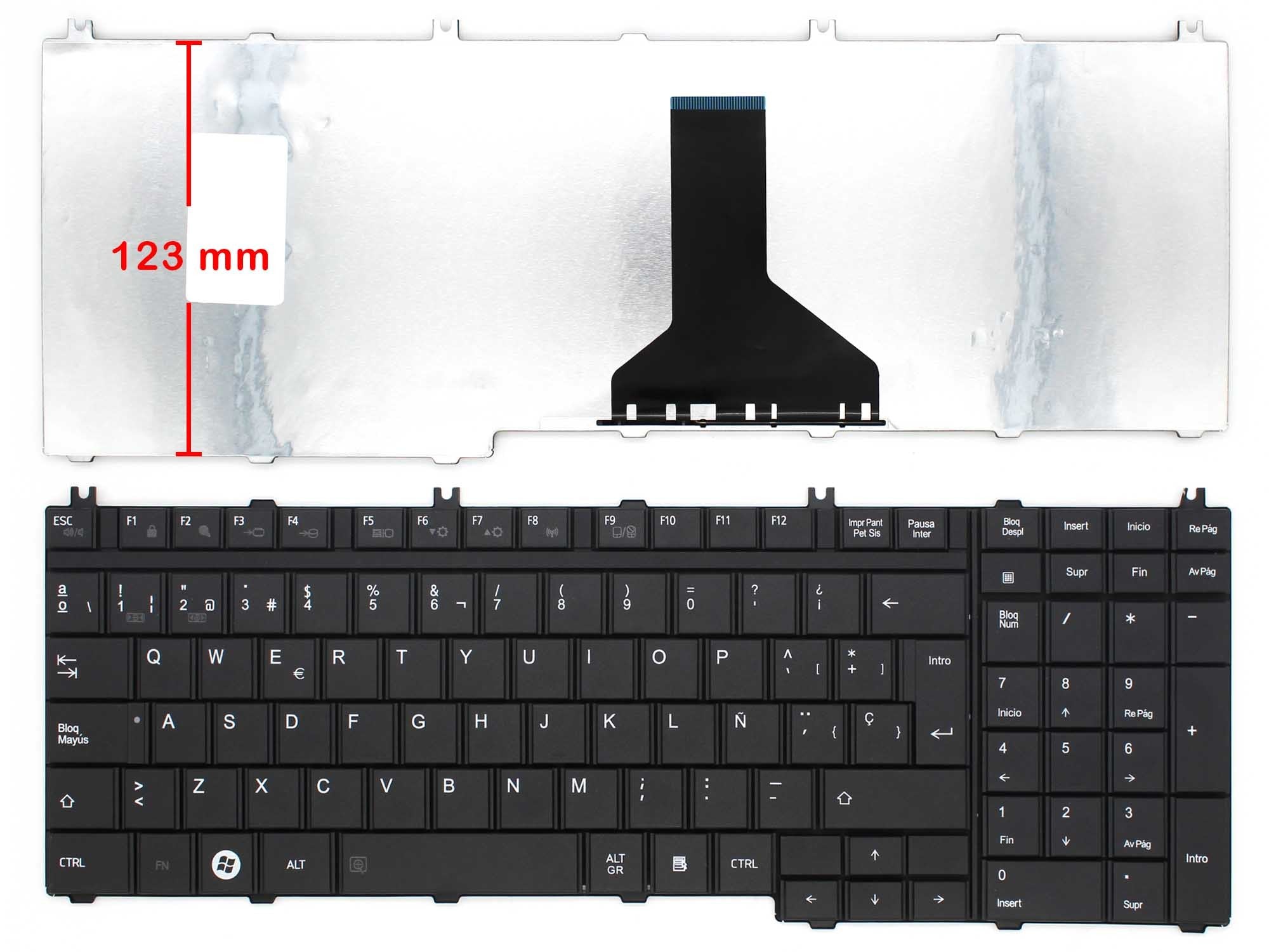 Teclado Para Portátil Toshiba Satellite L500 L505 L350 P300