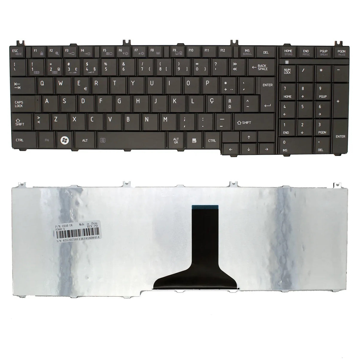 Teclado Para Portátil Toshiba Satellite T660 C660D C665 L650 C650 L650D L670D L750 Portugués