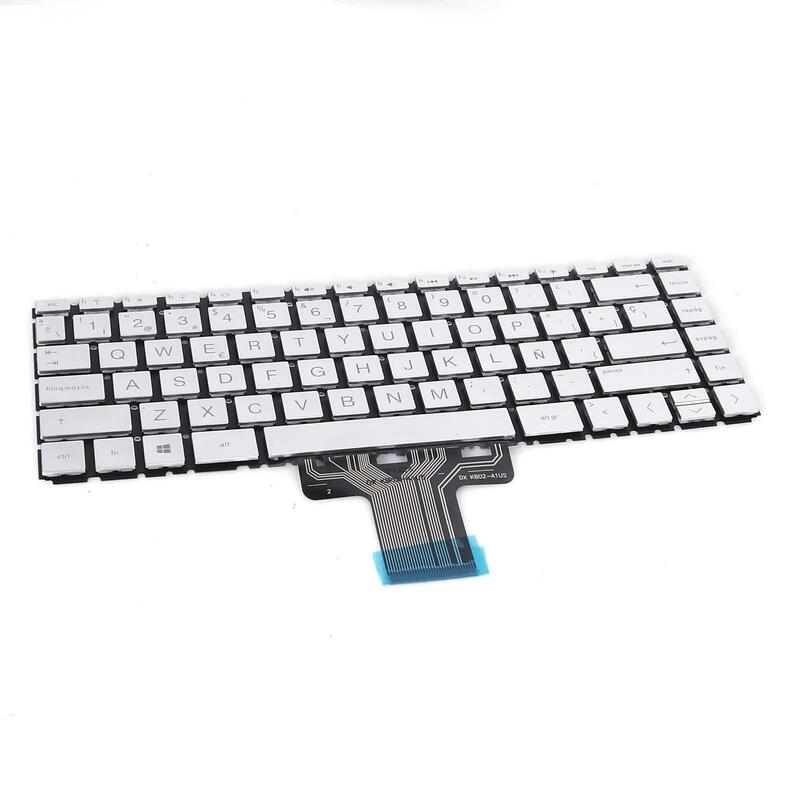 Teclado Plateado Para Portátil Hp Pavilion 14 Da 14 Df 14 Dh 14 Dk 14 Dr 14 Dq  L15600 001