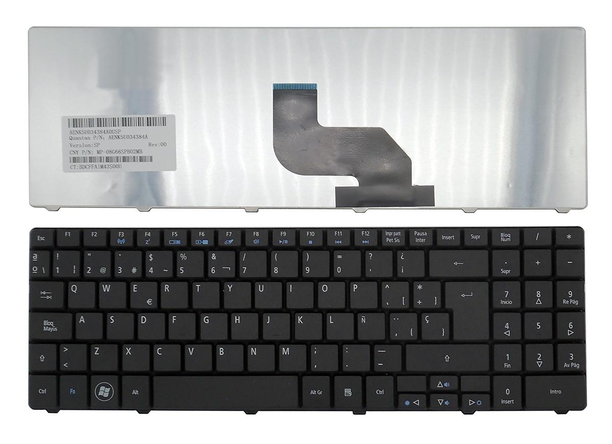 Teclado Para Portátil Acer Aspire 5516 5241 5332 5732Z 5534 Emachines E625 Mp-08G66E0-6983