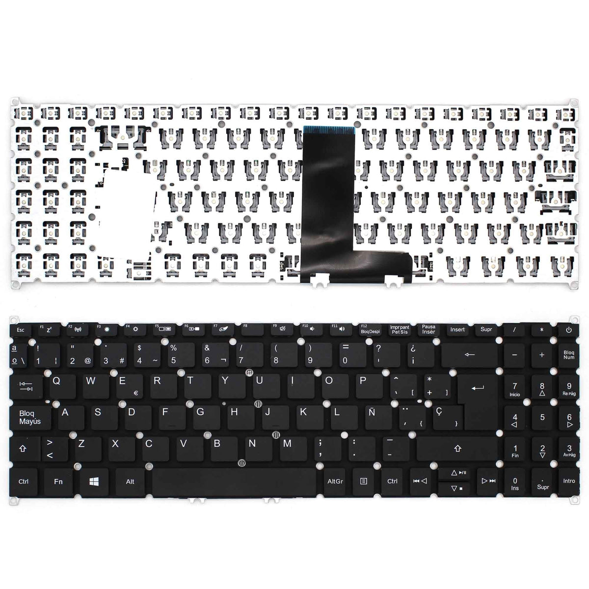 Teclado Para Portatil Acer Extensa Ex215-22 | Pk132Ce3B00 Negro