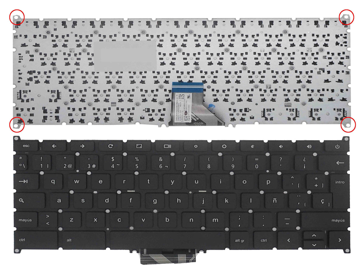 Teclado Para Portátil Acer Chromebook C720 C720P C730 C730E C740 C810