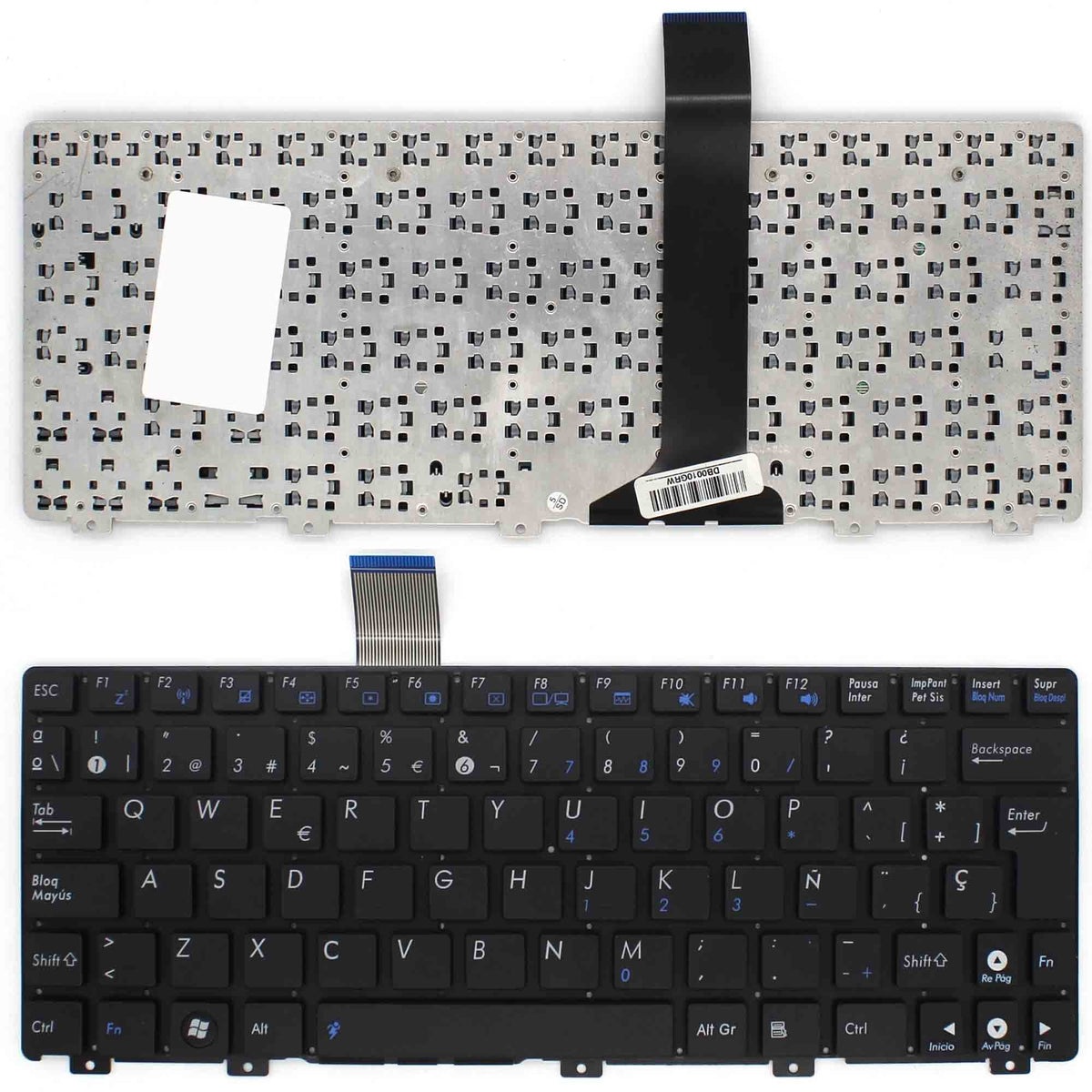 Teclado Para Portátil Asus Eeepc 1015Ped 1025C Negro