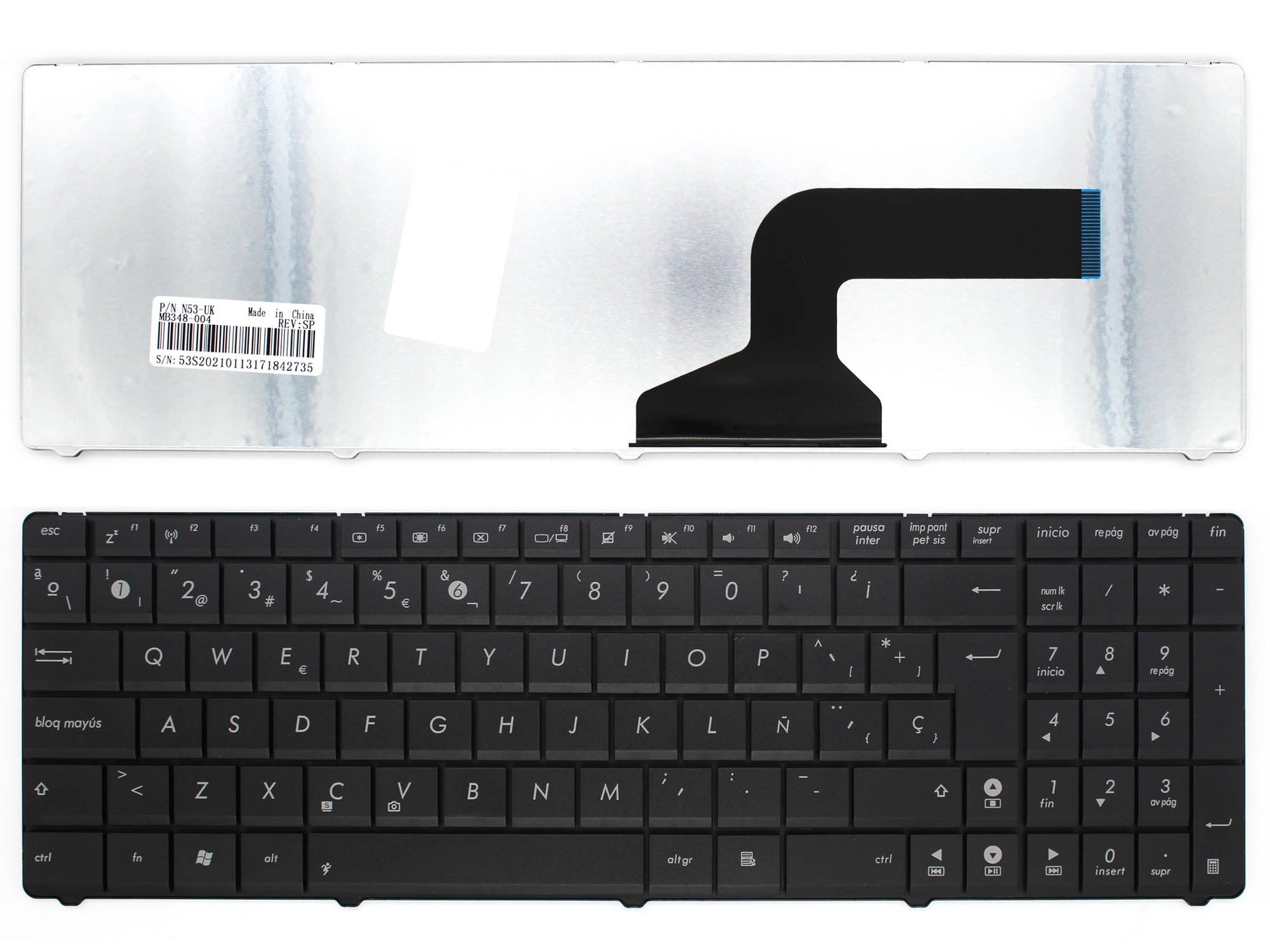 Teclado Para Portátil Asus X55 X55A N53 N53Jf N53Jq N53Sv N53Sn N53Nb N73 N73J