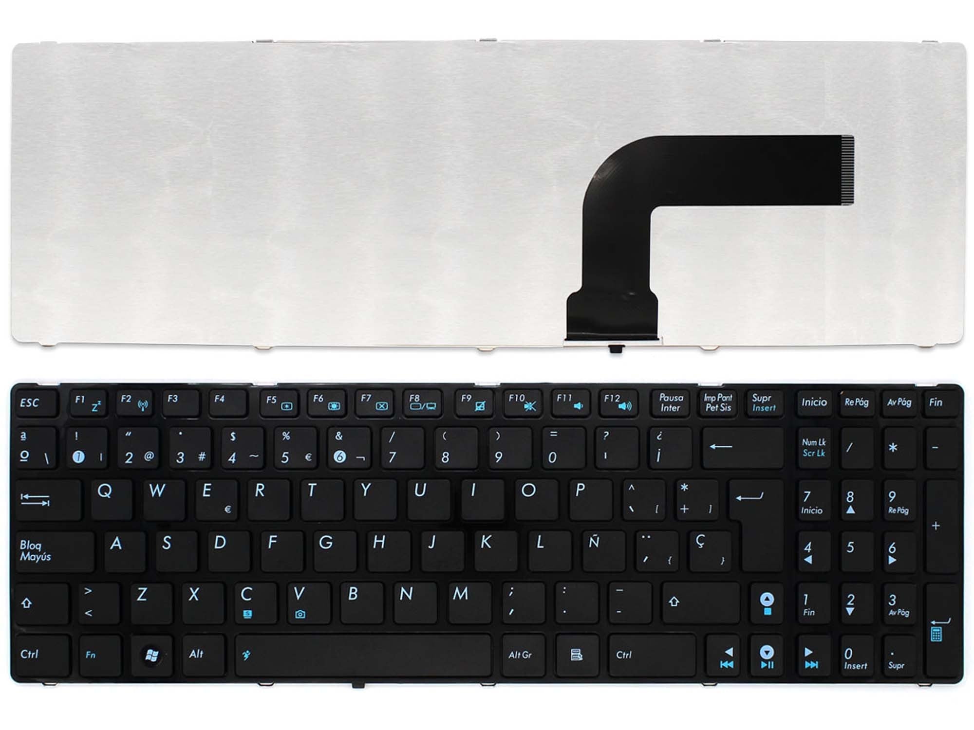 Teclado Para Portátil Asus N61 N61V N61W N61J N61Ja N61Jq N61Jv N61Vf N61Vg N61Vn X66 X66Ic X66W