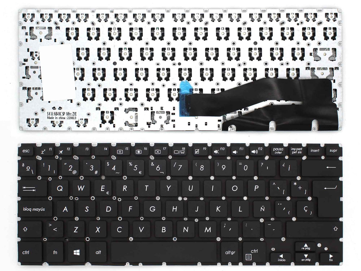 Teclado Para Portátil Asus Vivobook Flip 14 Tp410 Tp410U Tp410Ua Tp410Uf Tp410Ur Tp401