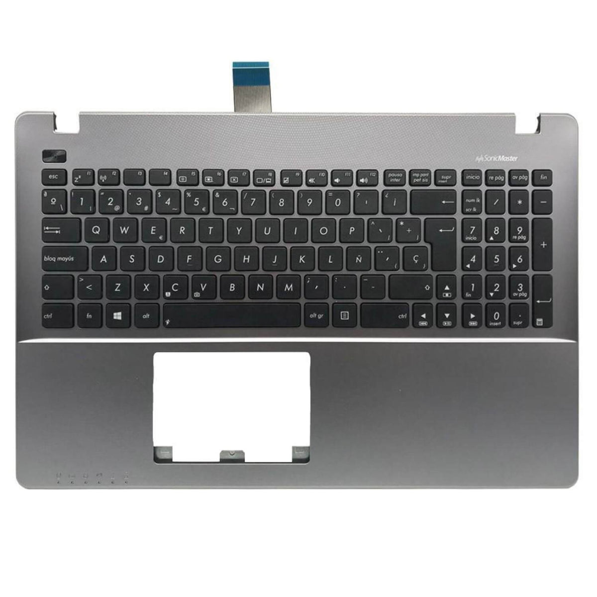 Teclado Completo Para Portátil Asus X550W X550Wa X550We X550Vq X550Vx 9Z.N8Ssu.B0S