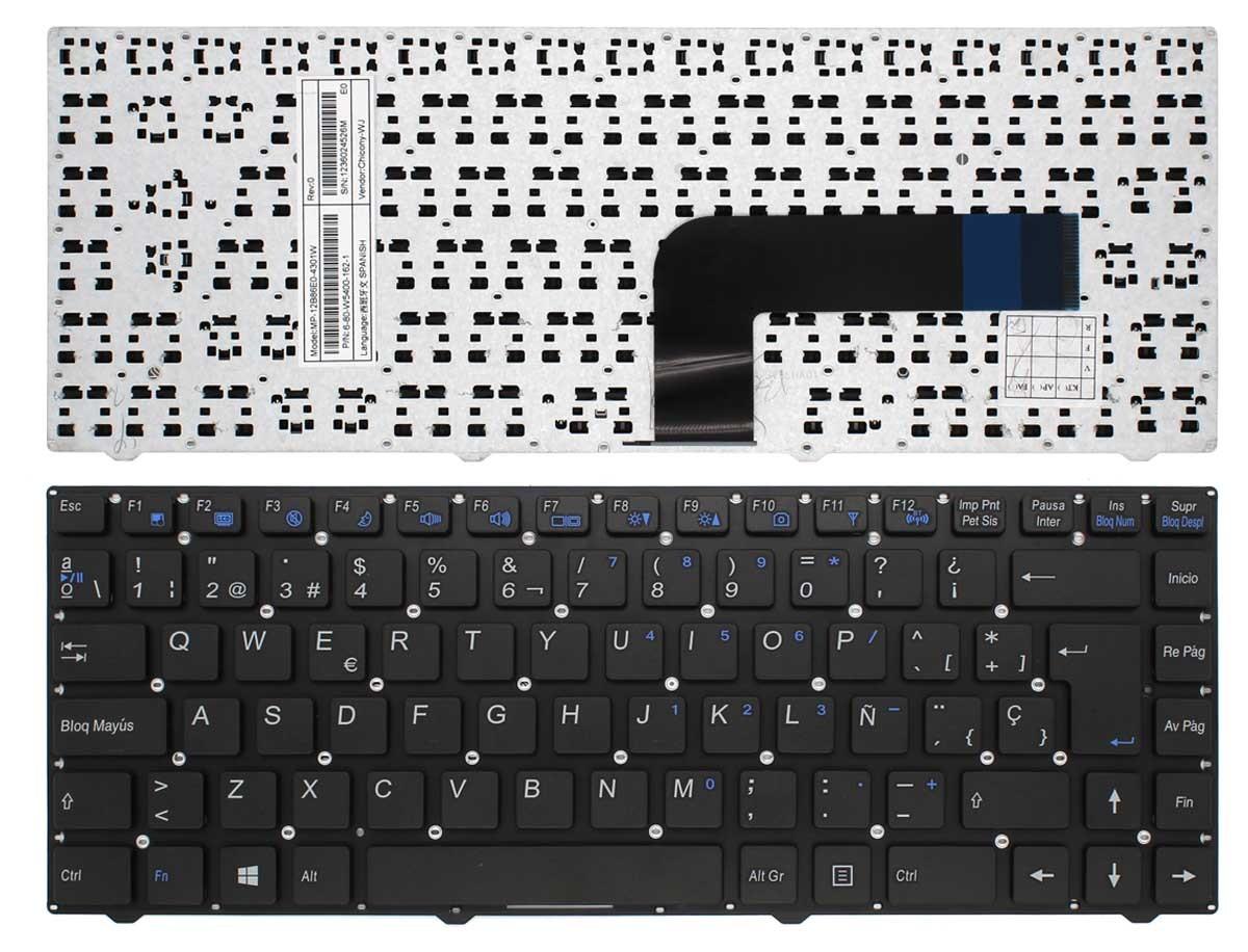 Teclado Para Portátil Clevo W540 W5400