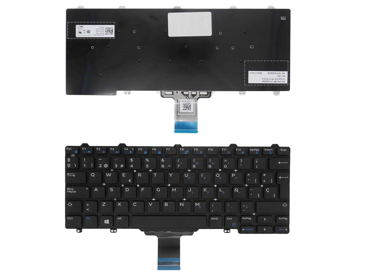 Teclado Para Portátil Dell Latitude E7250 E7270 E5270 Nsk-Lyauc
