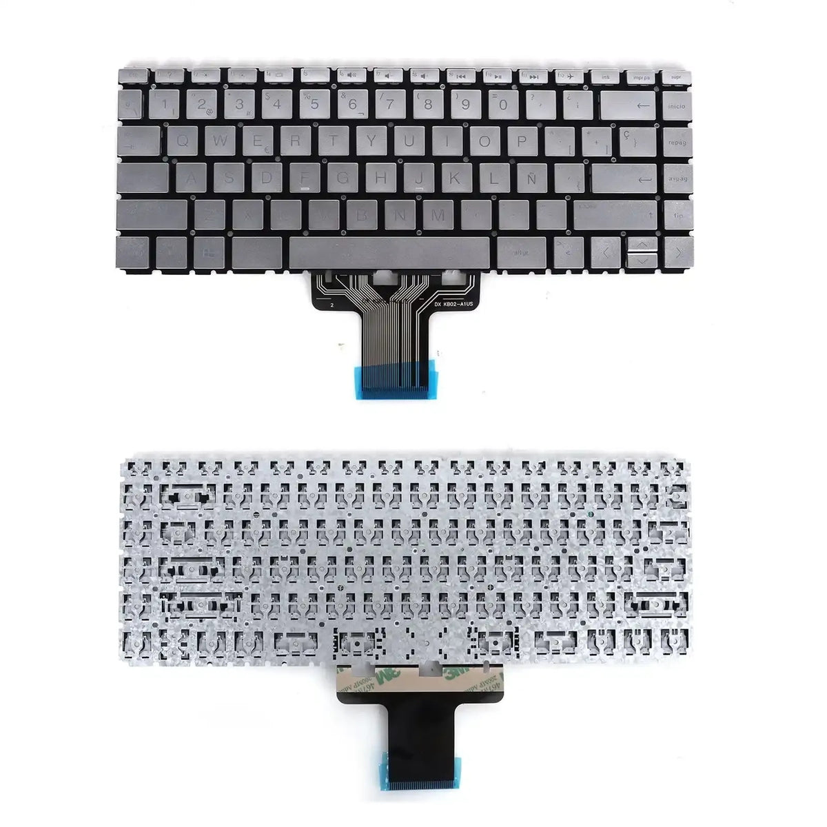Teclado Para Portátil Hp 14S-Dq1020Ns 14S-Dq1021Ns Plata