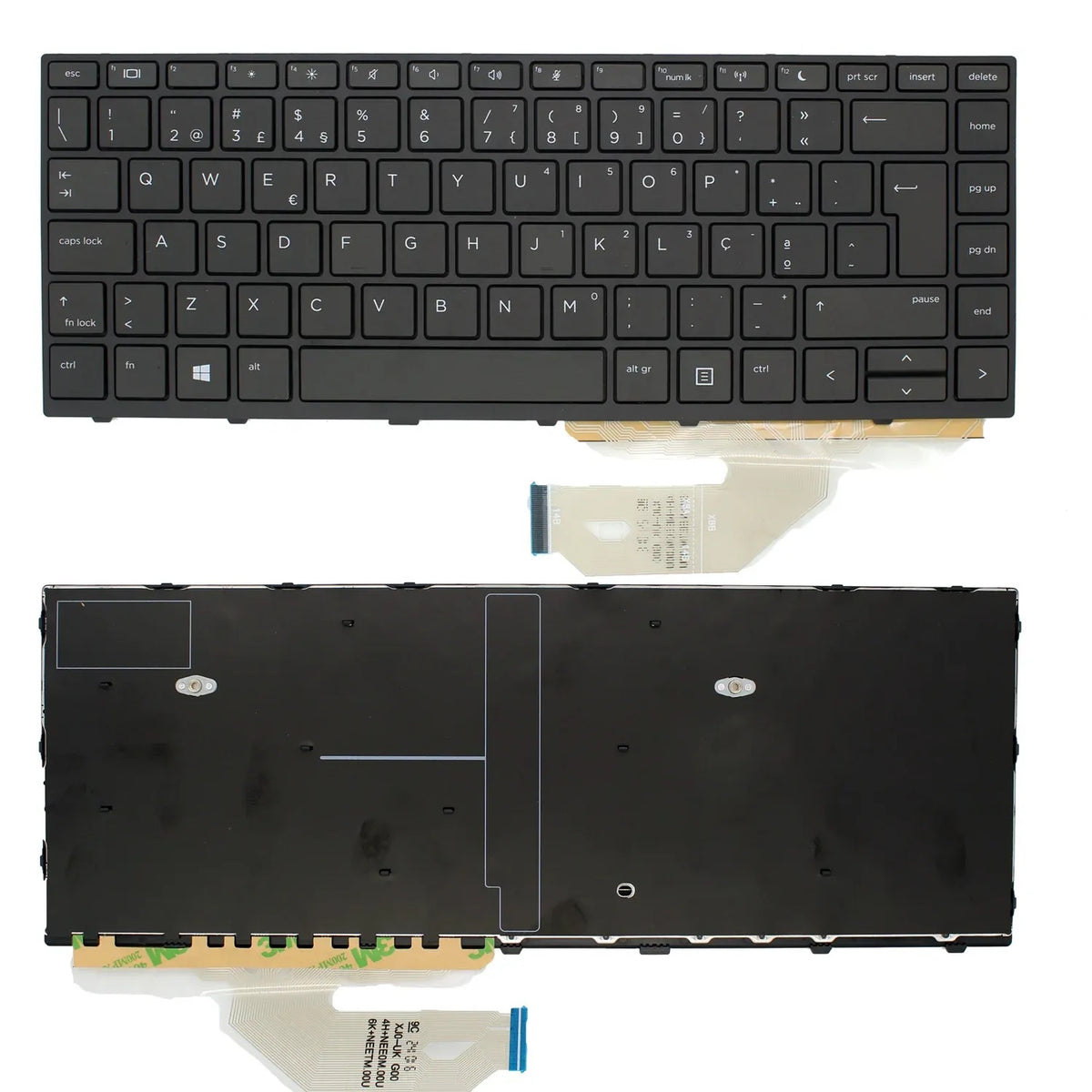 Teclado Para Portátil Hp Elitebook 840 G5 840 G6 846 G5 846 G6 L14379-071 L15542-071 Portugués