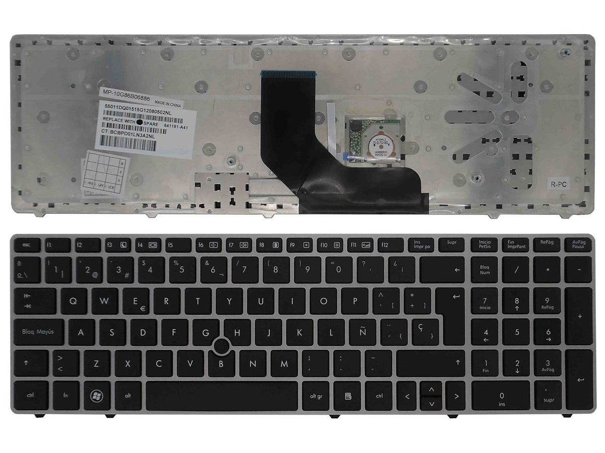 Teclado Para Portátil Hp Probook 6560B Elitebook 8560P Mp-10G86B06886