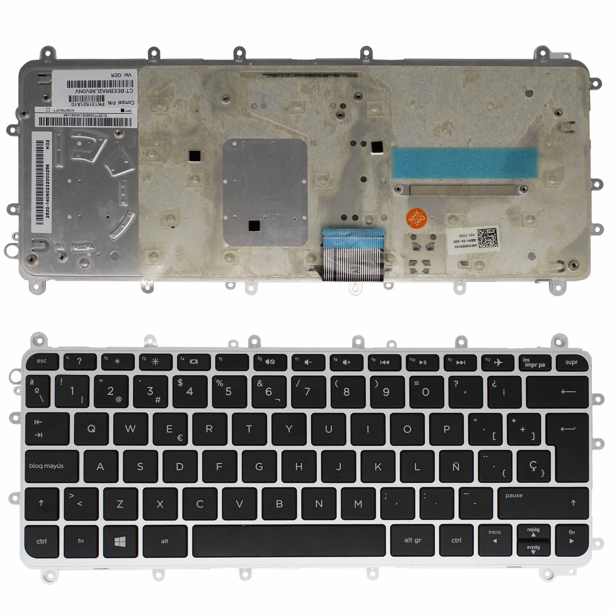 Teclado Para Portátil Hp Pavilion 11-N Series X360 Español