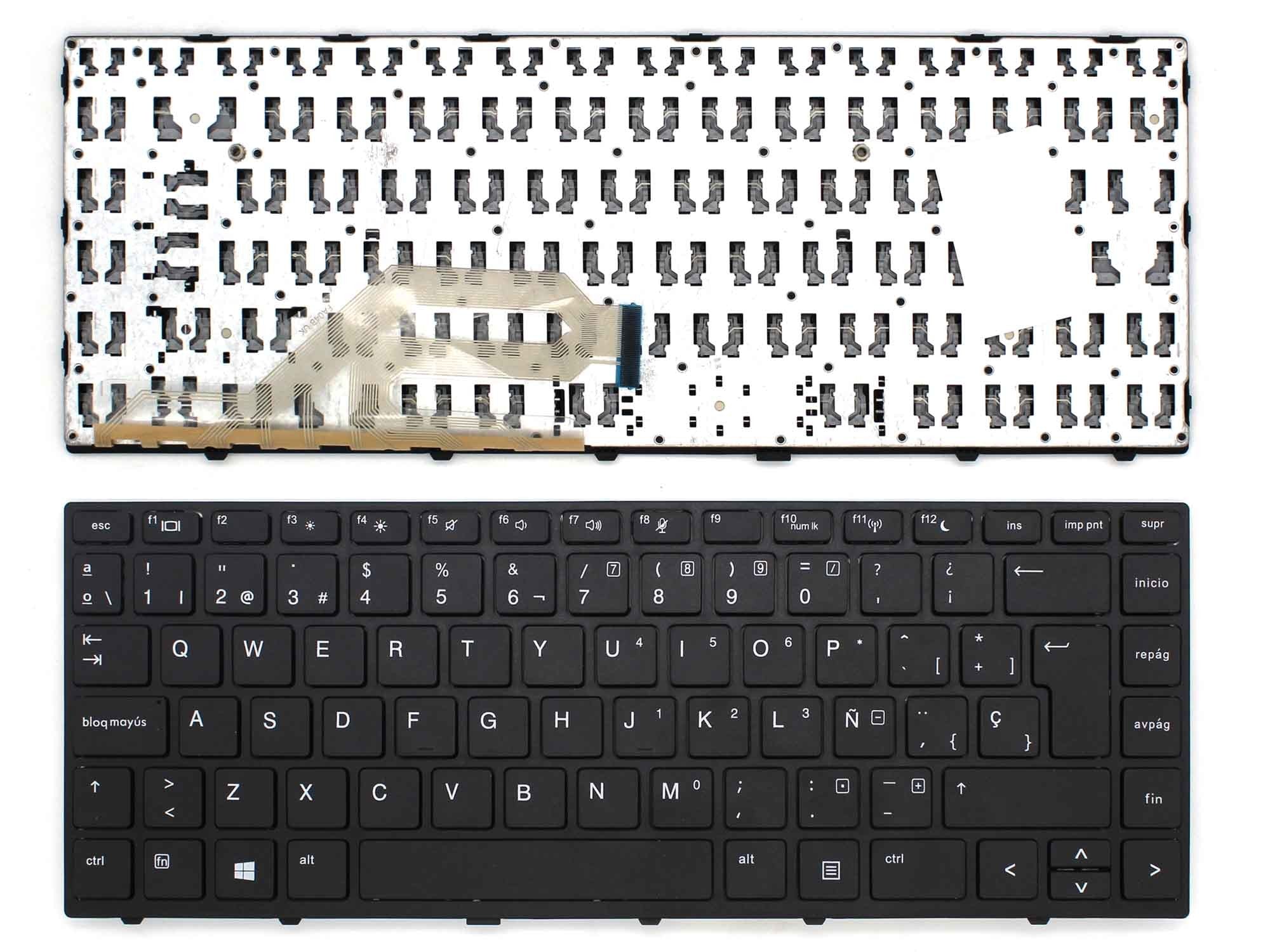 Teclado Para Portátil Hp Probook 440 G5 445 G5 Negro